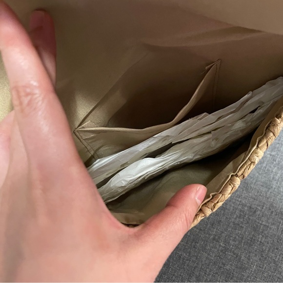 Straw clutch handbag summer beach envelope purse crossbody - Picture 7 of 7